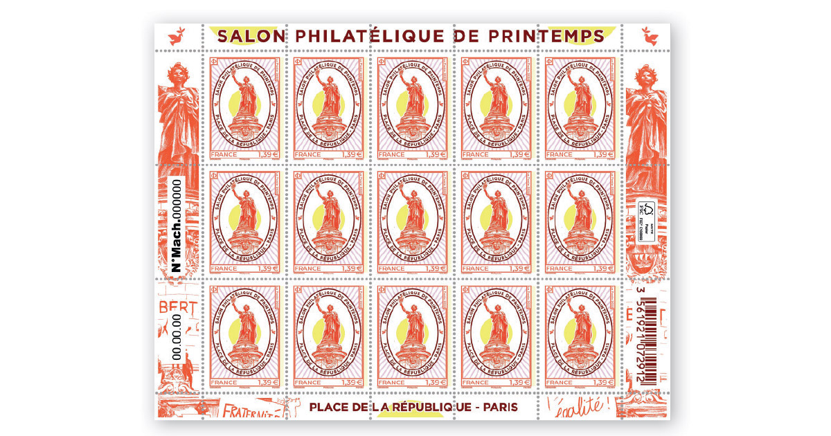 Le Salon Philatélique de Printemps se déroule à Paris. Pour l’occasion, La Poste émet un timbre sur un lieu ou monument emblématique de la capitale.