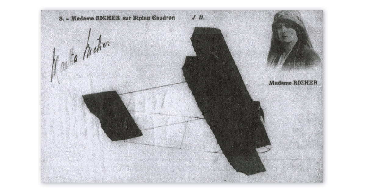 Marthe Richard, aviation et maisons closes