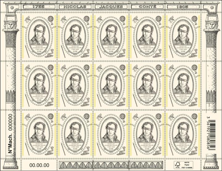 Nicolas-Jacques Conté, scientifique et inventeur de génie