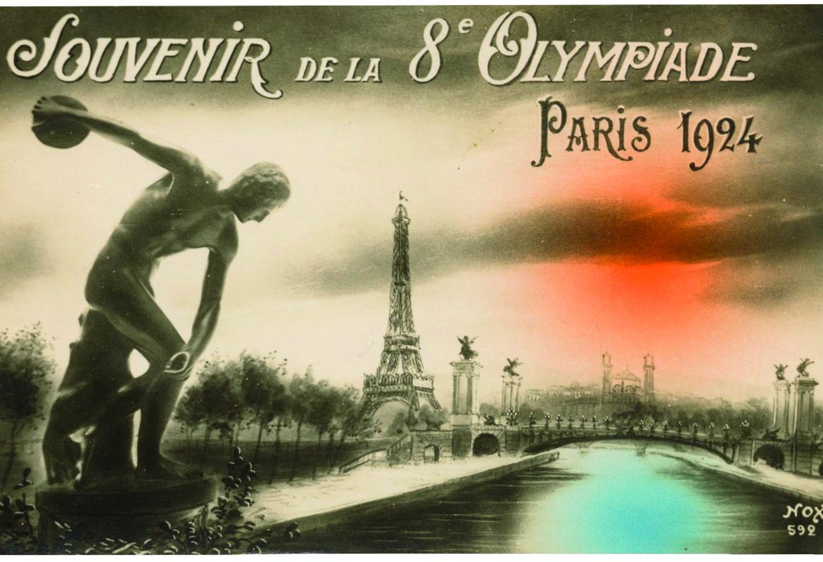 Carte postale "Souvenir de la 8ème Olympiade" (Éd. Nox N°592).