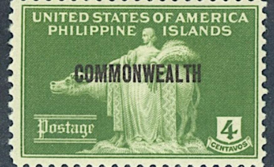  1936 n° 273 timbre avec la surcharge « Commonwealth ».