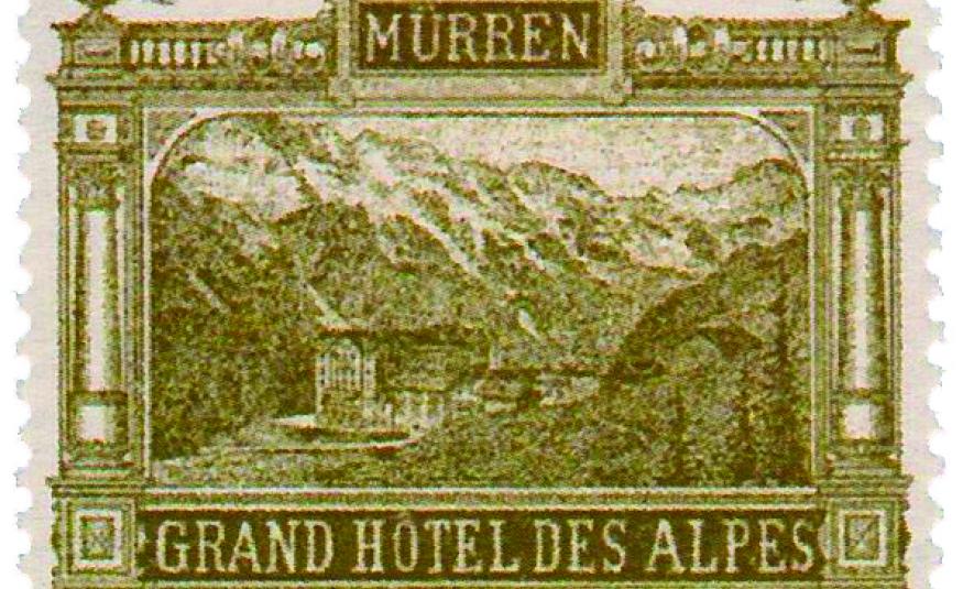 vignette de l'hôtel du Grand Hôtel des Alpes à Mürren.
