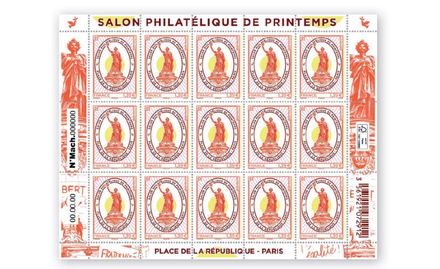 Le Salon Philatélique de Printemps se déroule à Paris. Pour l’occasion, La Poste émet un timbre sur un lieu ou monument emblématique de la capitale.