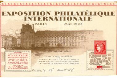 Paris 1925 : le premier bloc-feuillet philatélique du monde