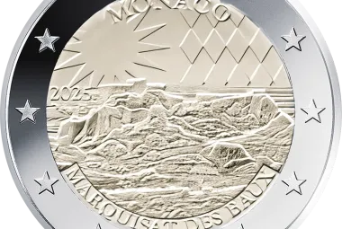 Monaco 2025, 2 euros marquisat des Baux ©Musée des Timbres et des Monnaies.