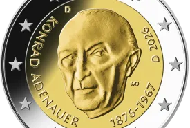 Allemagne 2026, 150 ans de la naissance de Konrad Adenauer ©Münze Deutschland 